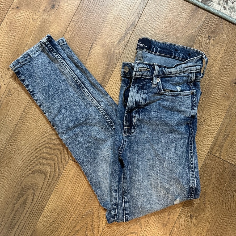 Gap high rise vintage slim